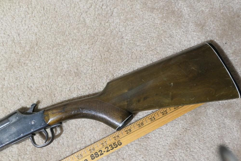 Vintage Brazil 12 Ga Break Open Single Shot Shotgun