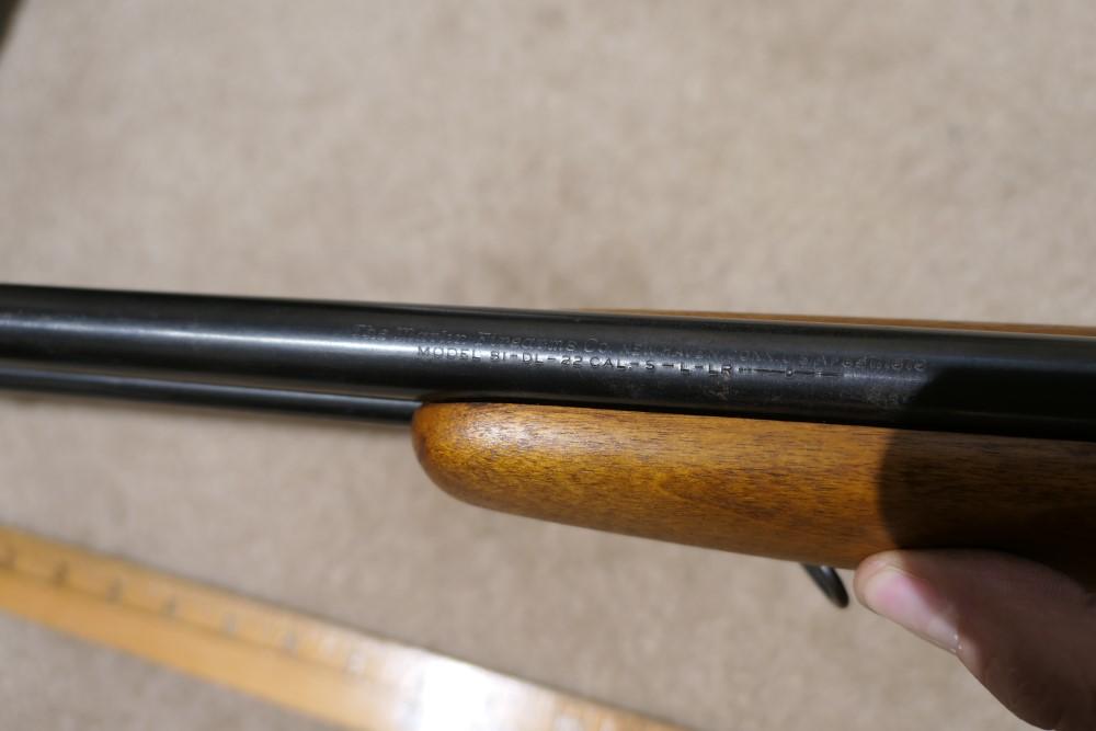 Vintage Rifle Marlin Model 81-DL 22 Cal