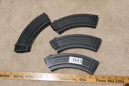 Group of 4 Chinese AK-47 Magazines