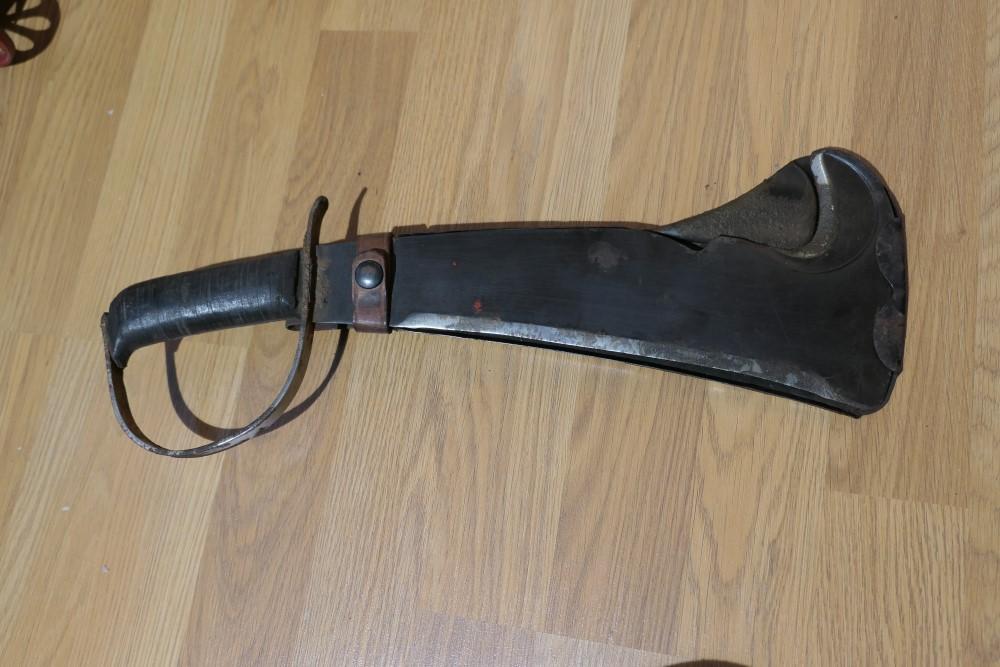 Unusual Antique Military Bolo Knife