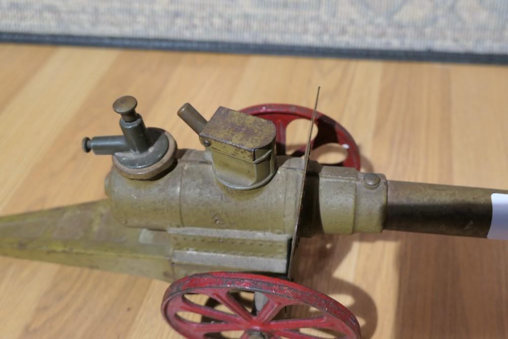 Antique Big Bang Cannon in Old Paint