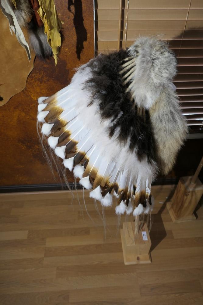 Native American Headdress War Bonnet by Buffy Sam, Navajo