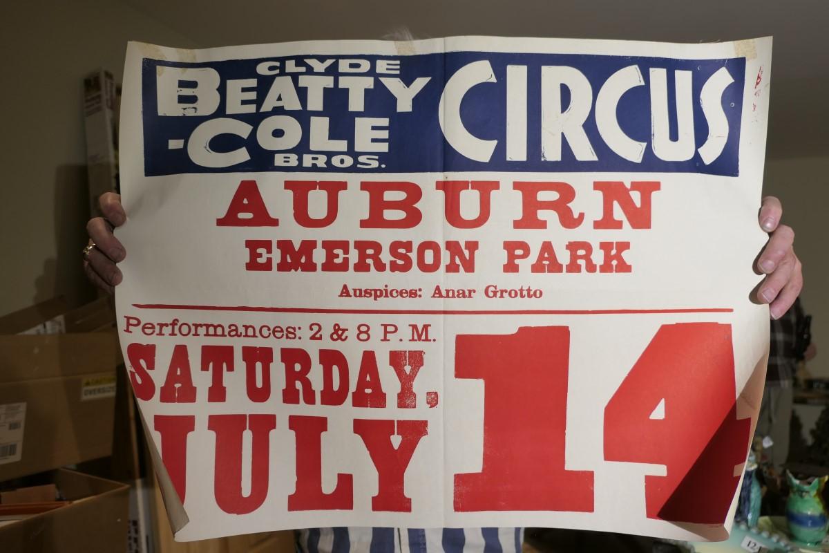 Vintage Clyde Beatty Circus Poster