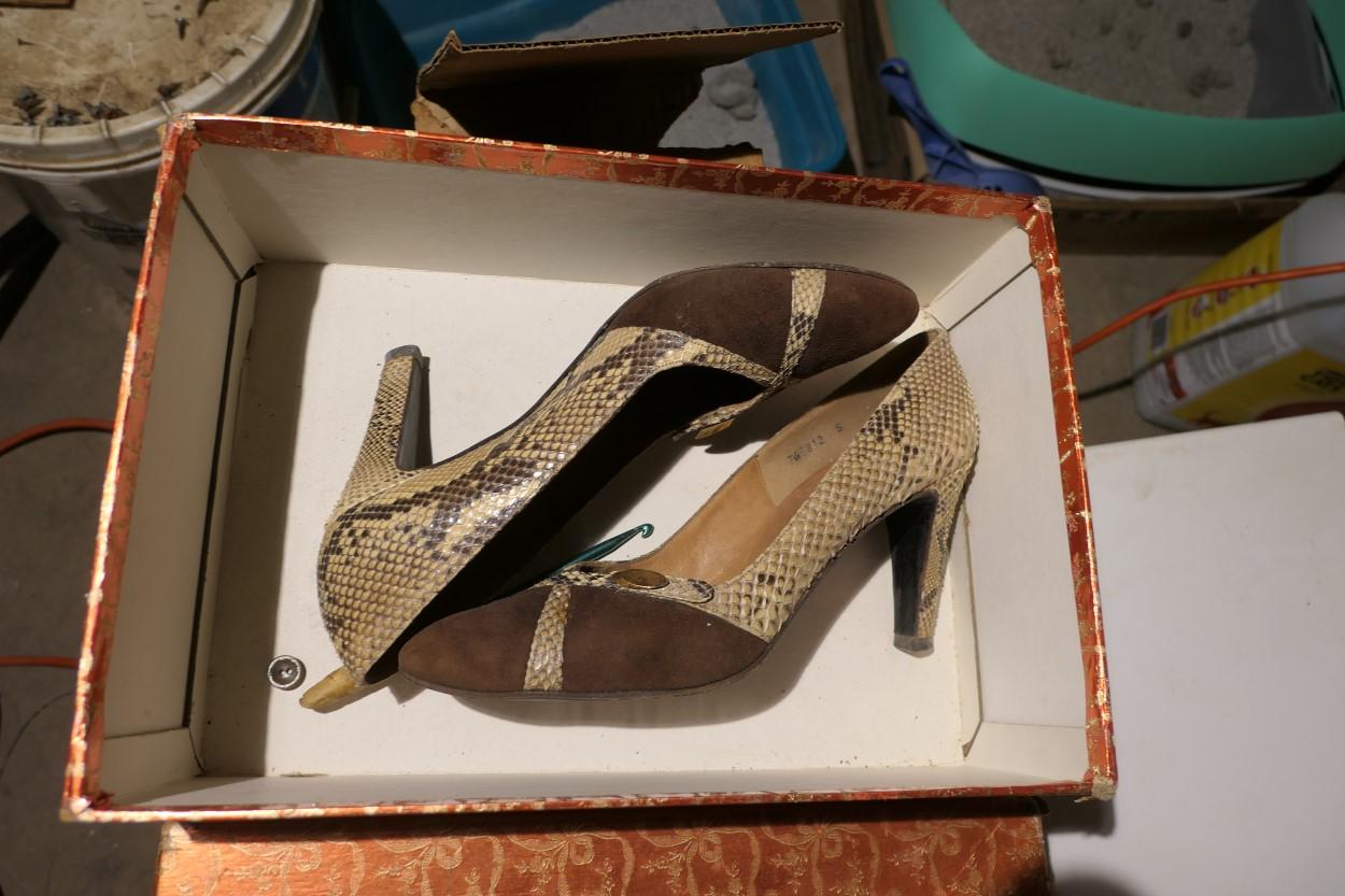 Vintage Snakeskin Made in Spain Lady's Shoes