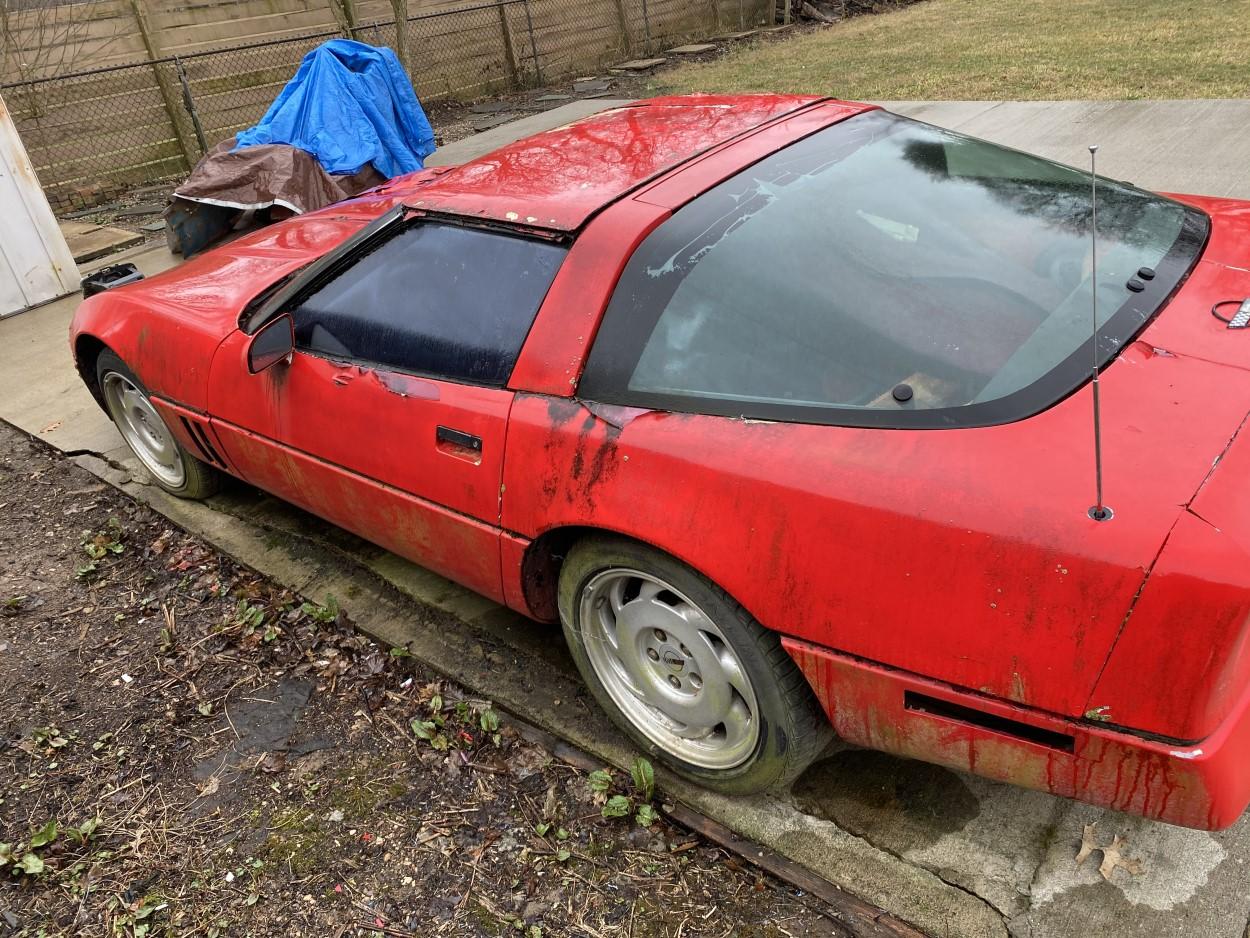 Vintage 1984 Chevy Corvette Project for Repair