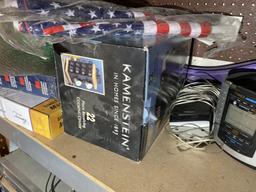 Shelf lot assorted garage items