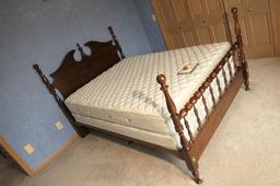 Queen sized bed, mattresses, frame