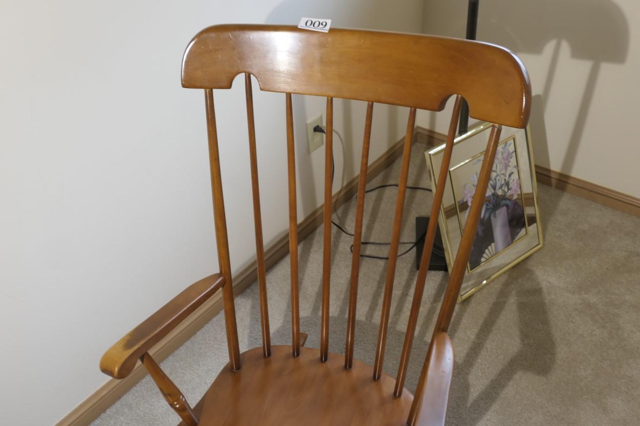 Vintage Maple Rocking Chair