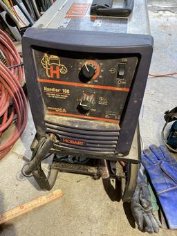 Hobart Welding Unit w/Tanks, Accessories