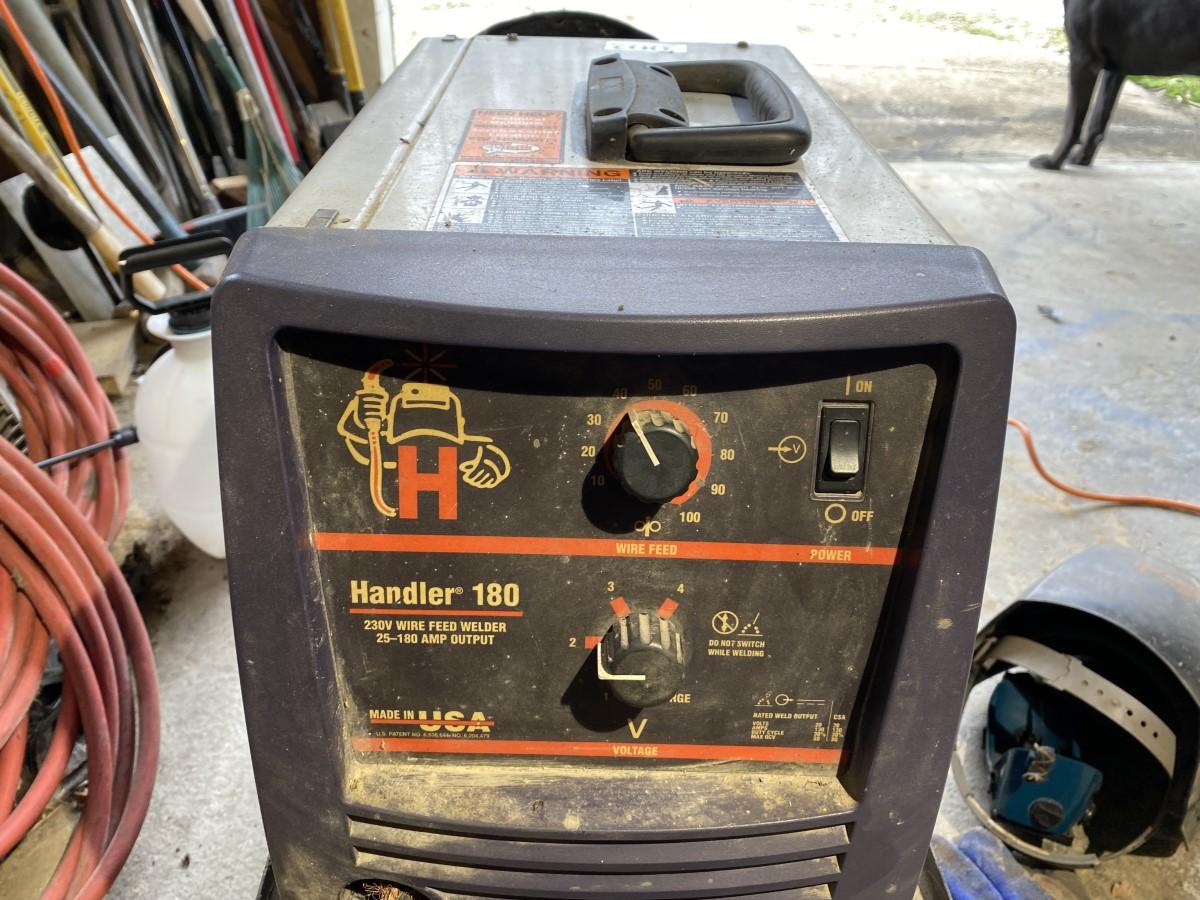 Hobart Welding Unit w/Tanks, Accessories