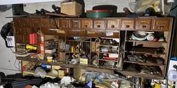 Unusual Oak office or library sorter cabinet c. 1900