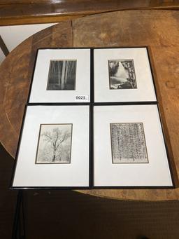 Group lot 4 framed Ansel Adams photographs