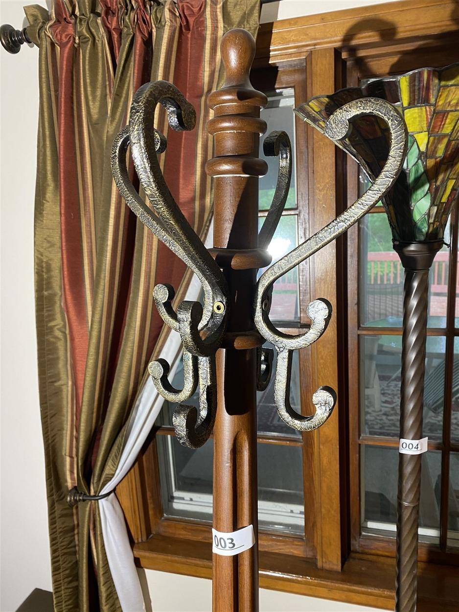 Antique Style Tall Hat or Coat Rack