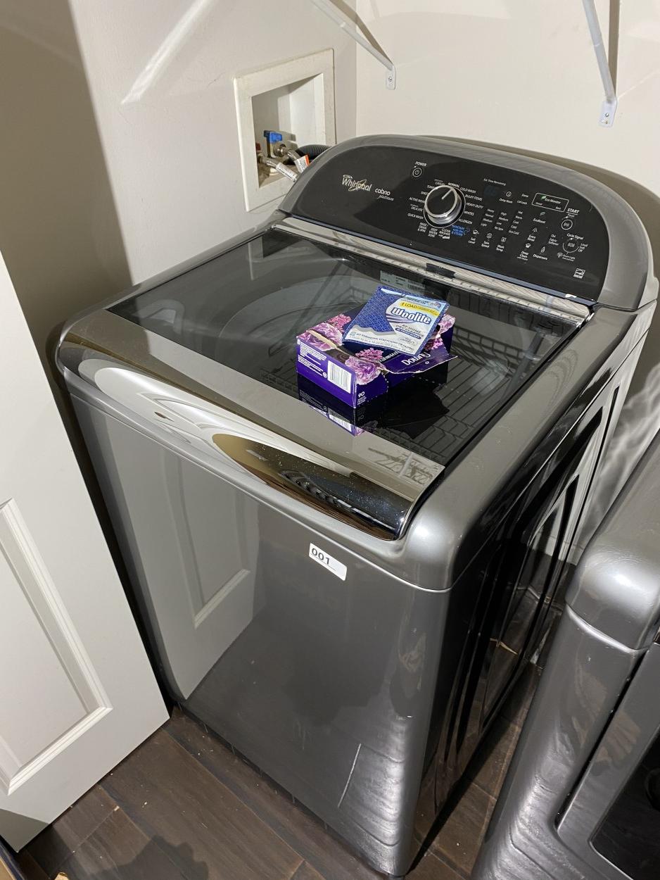 NIcer Whirlpool Cabrio Platinum Washing Machine Top Load