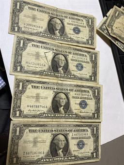 Group lot of old bank notes