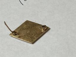 Antique 10k gold fraternity pin