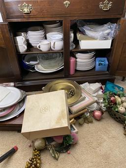 Lot of assorted China, Silver plate and more