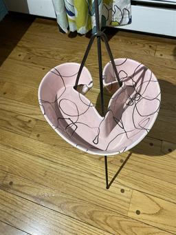 Retro 1950s Mid Century Modern Ashtray Stand