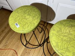 Pair of 1950s Mid Century Modern Stools