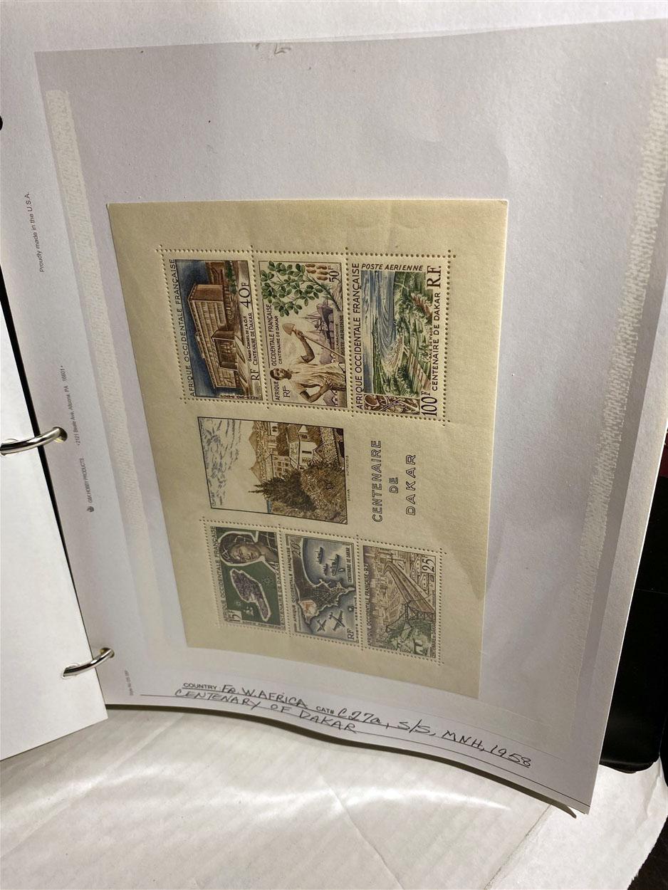 Large lot assorted stamp sets, blocks etc