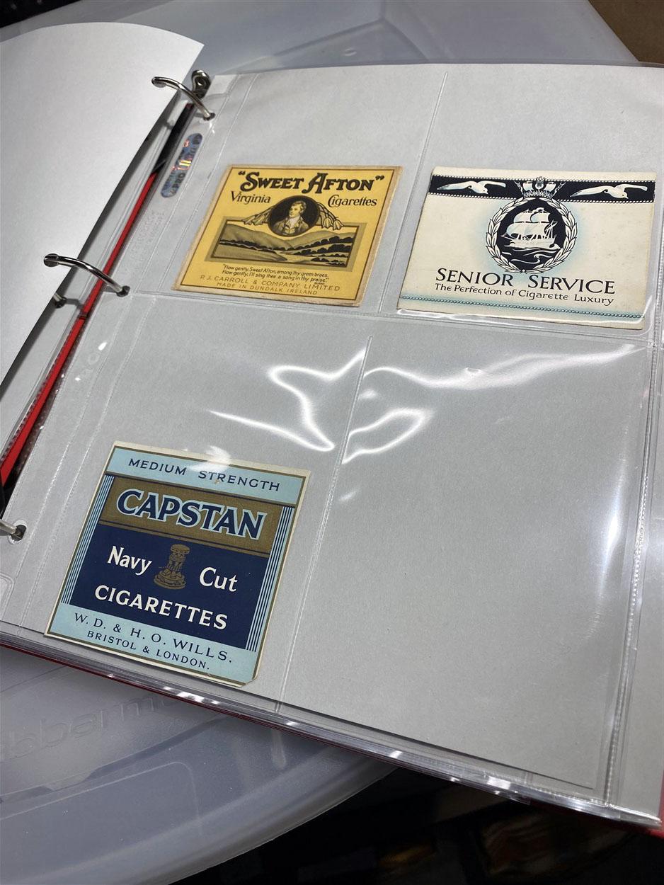 Advertising lot including cigarettes and more