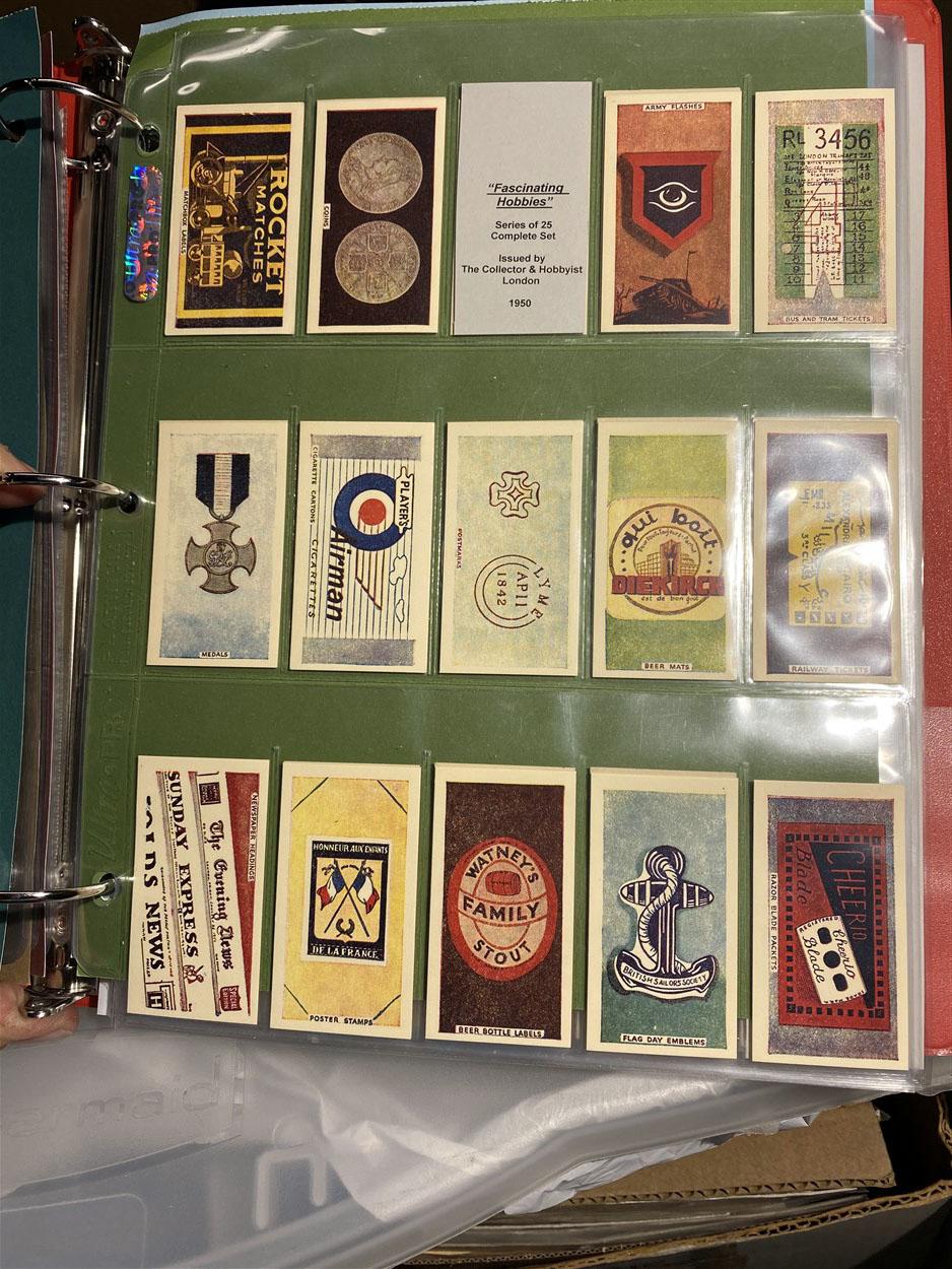 Large lot tobacco cards - automotive, planes, boats, celebs etc