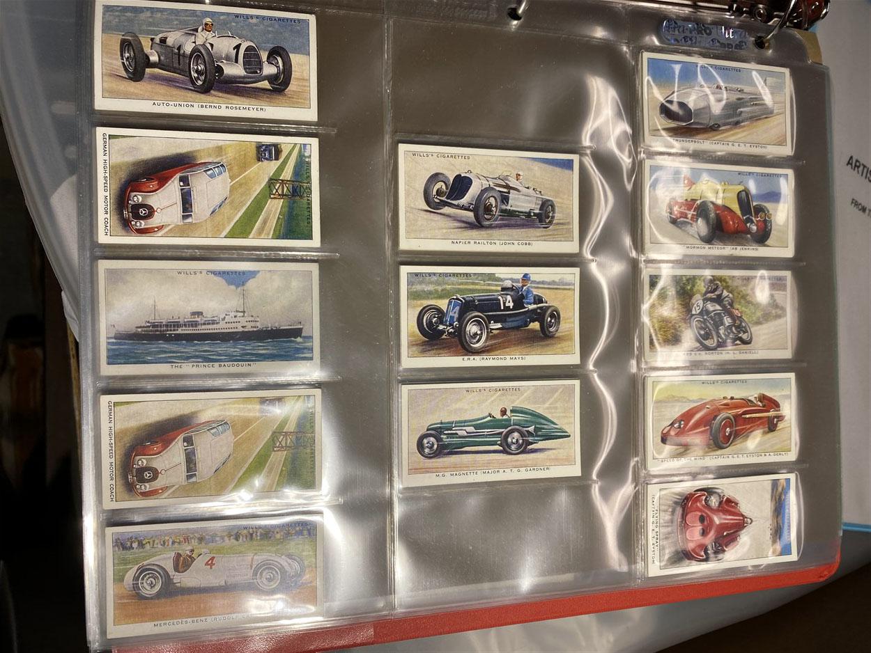 Large lot tobacco cards - automotive, planes, boats, celebs etc