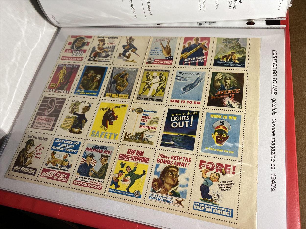 Lot of stamps and other ephemera
