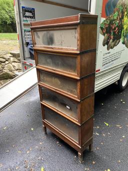 Antique 5 section barrister bookcase