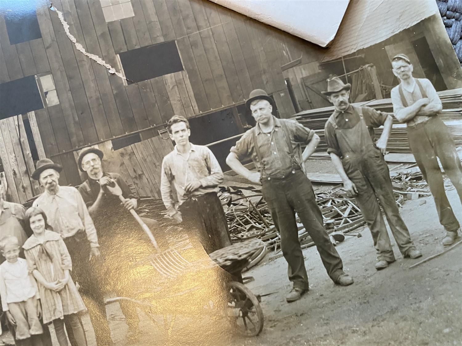 Group lot antique paper, photos