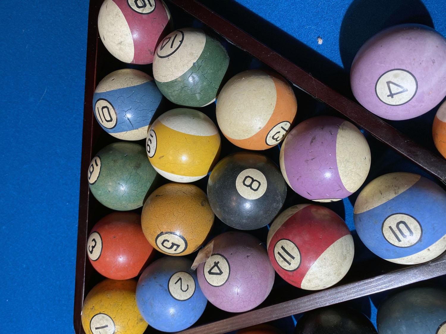 Group lot of Antique, vintage billiard balls