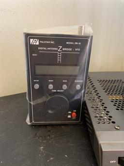 Yaesu Power Supply, Palstar Inc Digital Antenna Bridge & MFJ Wattmeter