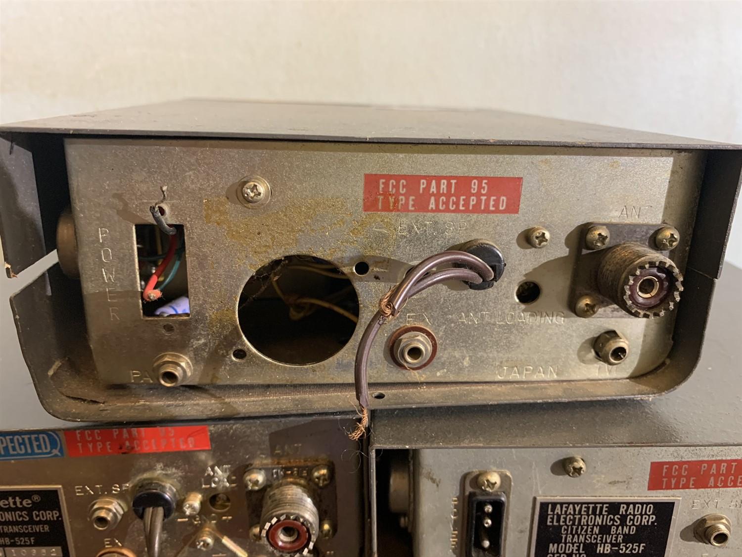 5 Lafayette HB 525 CB Radios
