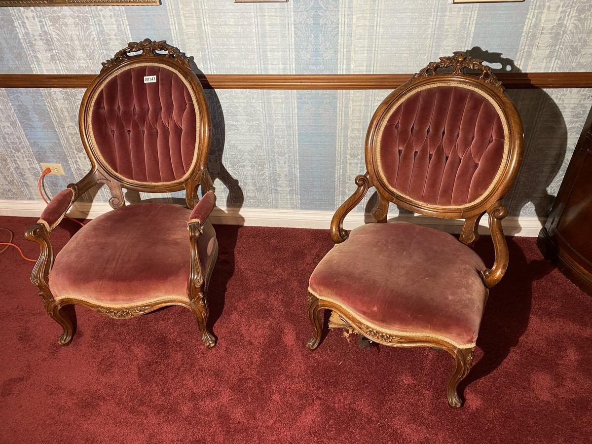 Pair of Victorian Armchairs