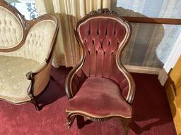Victorian Couch and Rocker