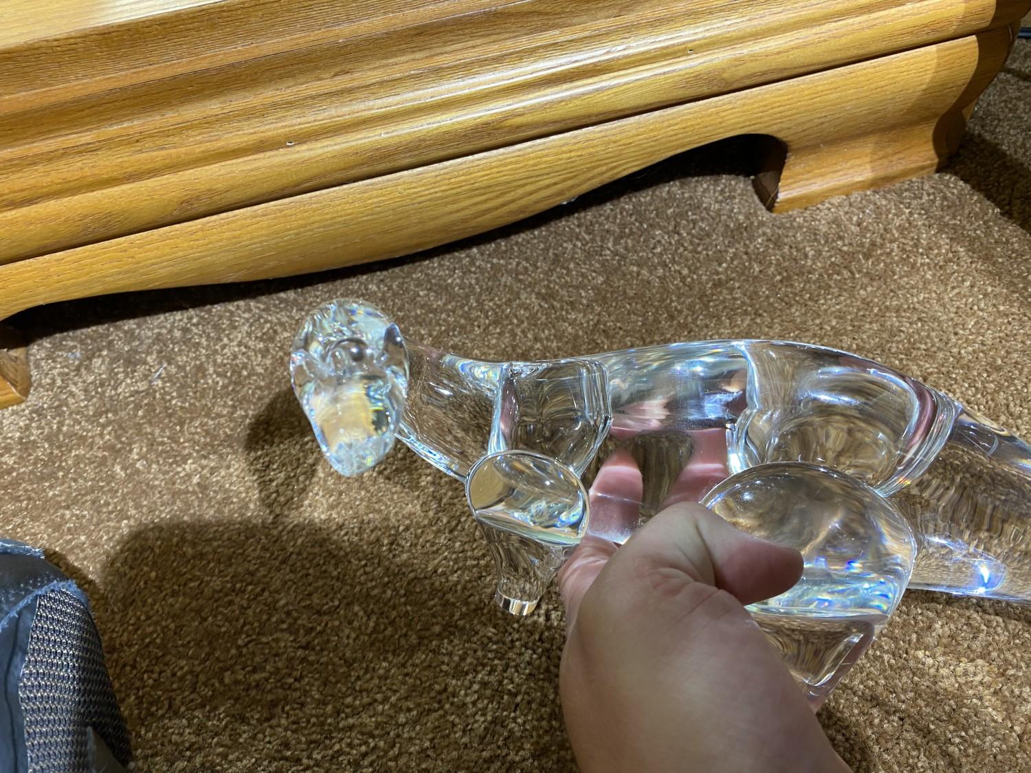Rare Steuben Glass Dinosaur