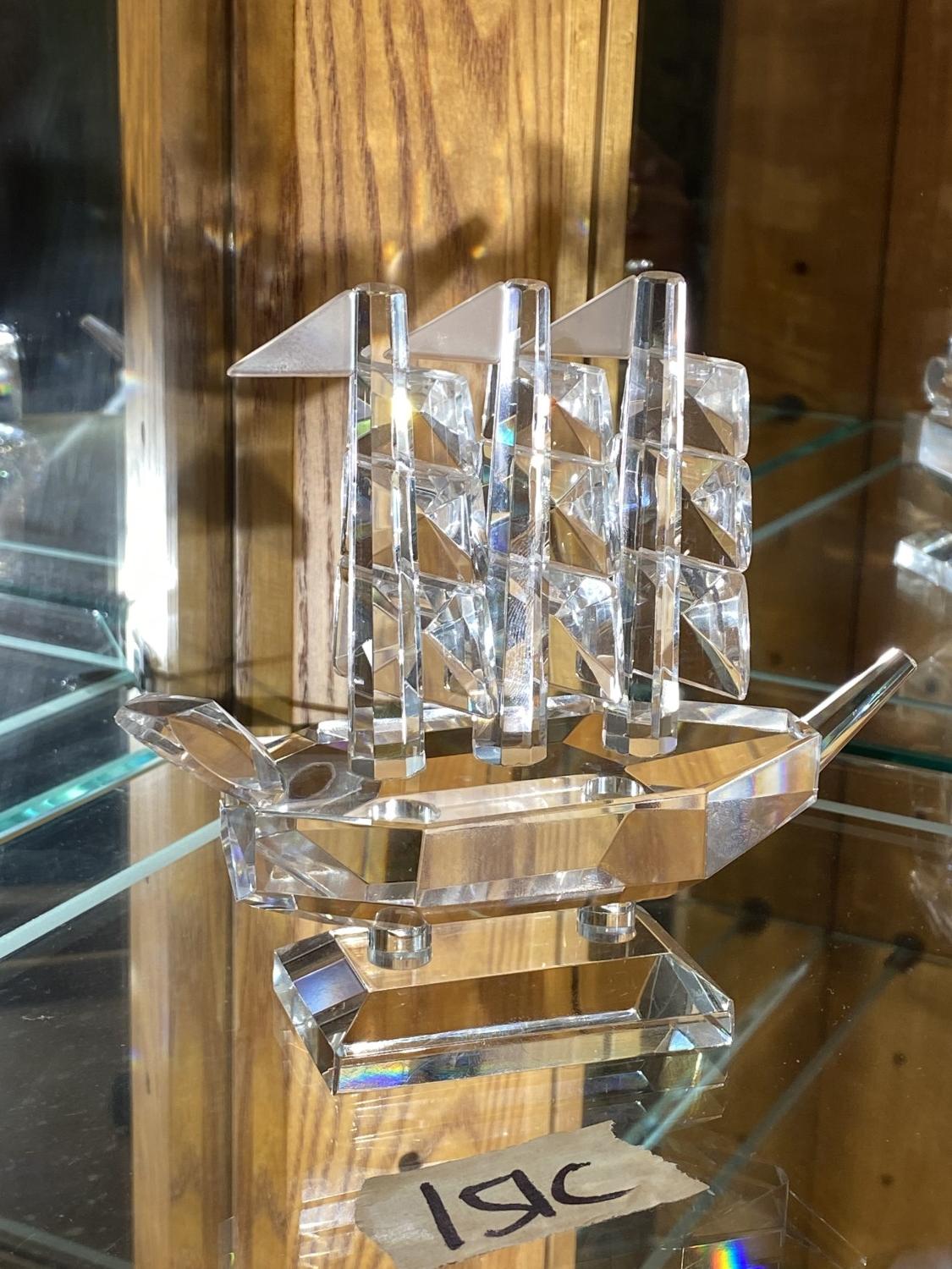 Unusual Crystal Sailing Ship