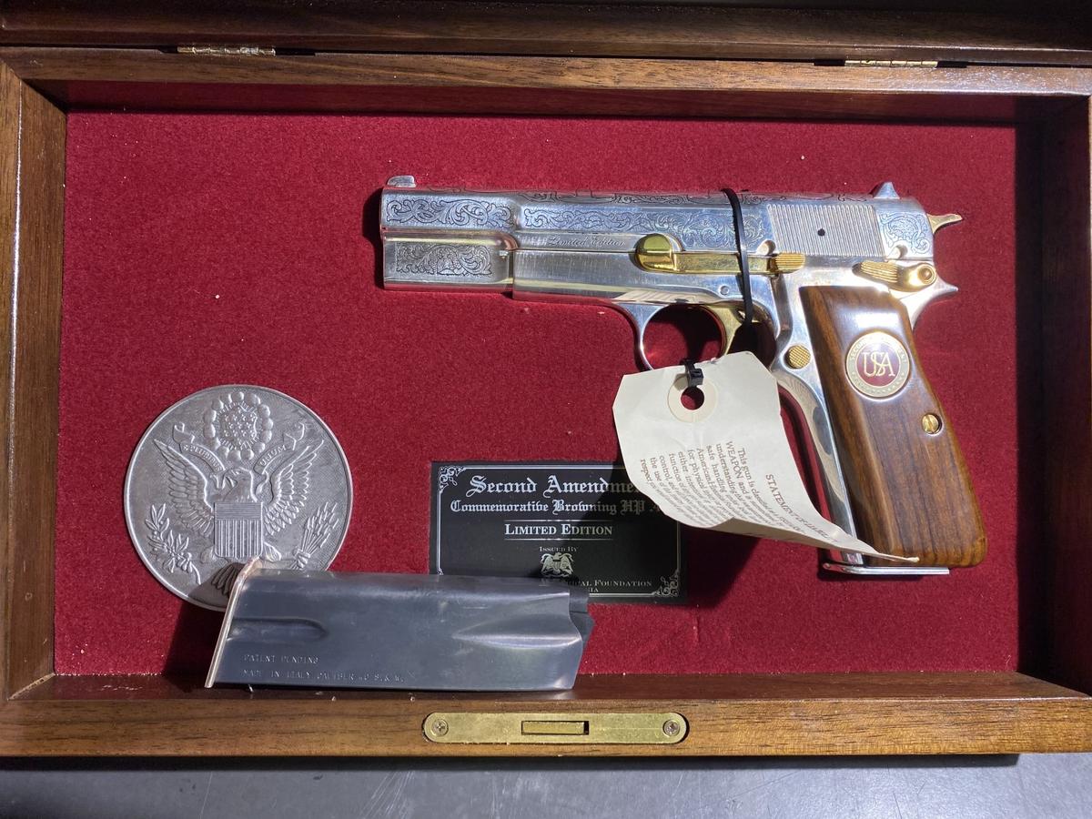 Browning High Power commemorative Pistol in Case