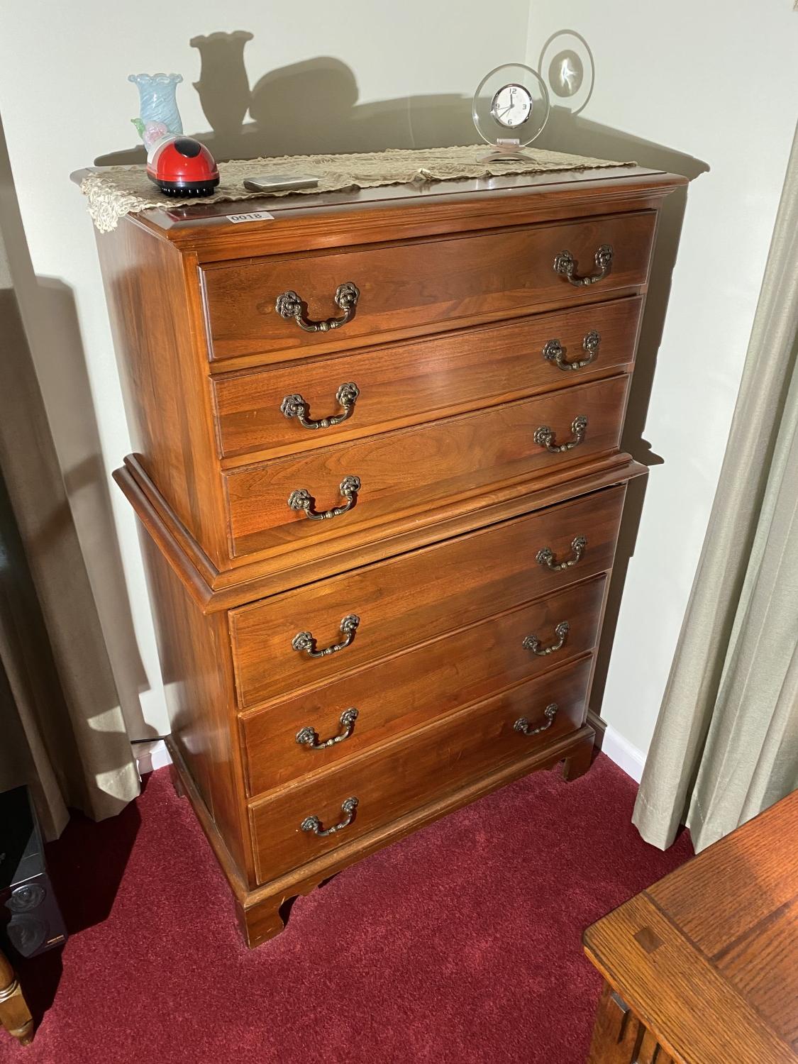 Nice Vintage Walnut Dresser by Bissman