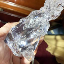 Vintage Lenox Crystal Glass Horses