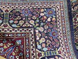 Fine Unusual Vintage Silk Persian Rug or Carpet