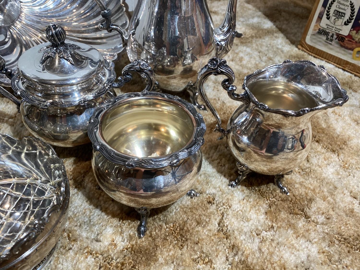 Large lot of better silver plated items