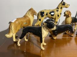 Large grouping of Morten studio dogs