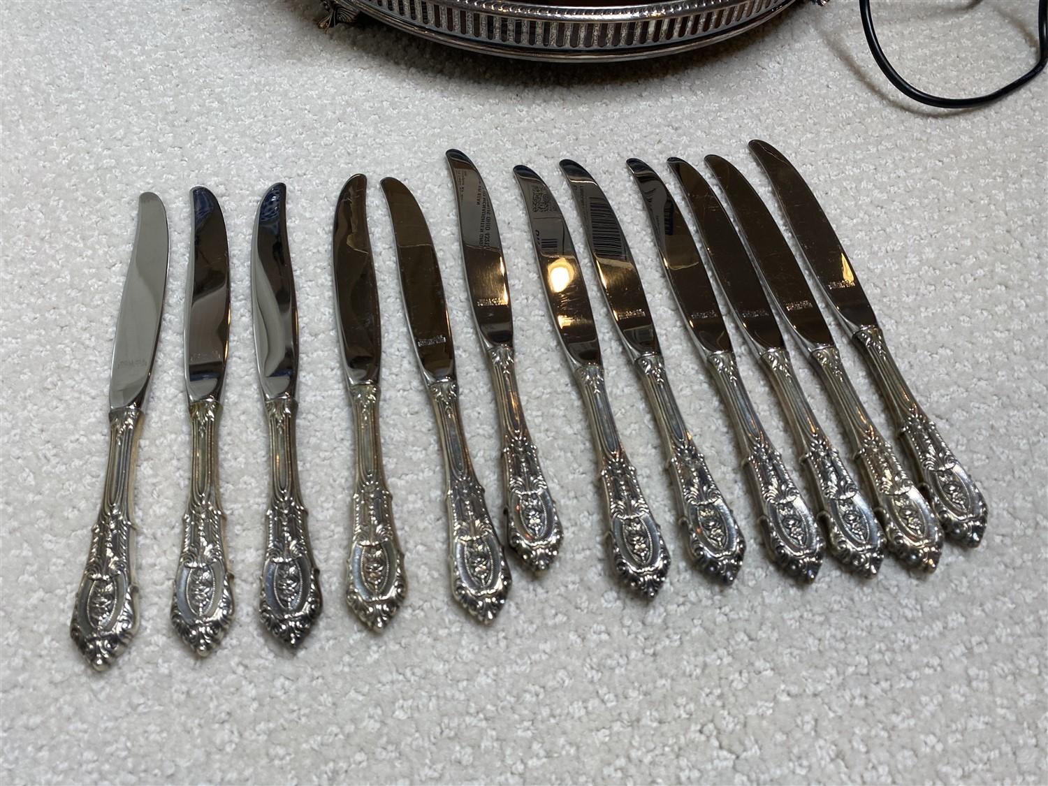 Set of Sterling Silver Flatware by Wallace - 1999 grams