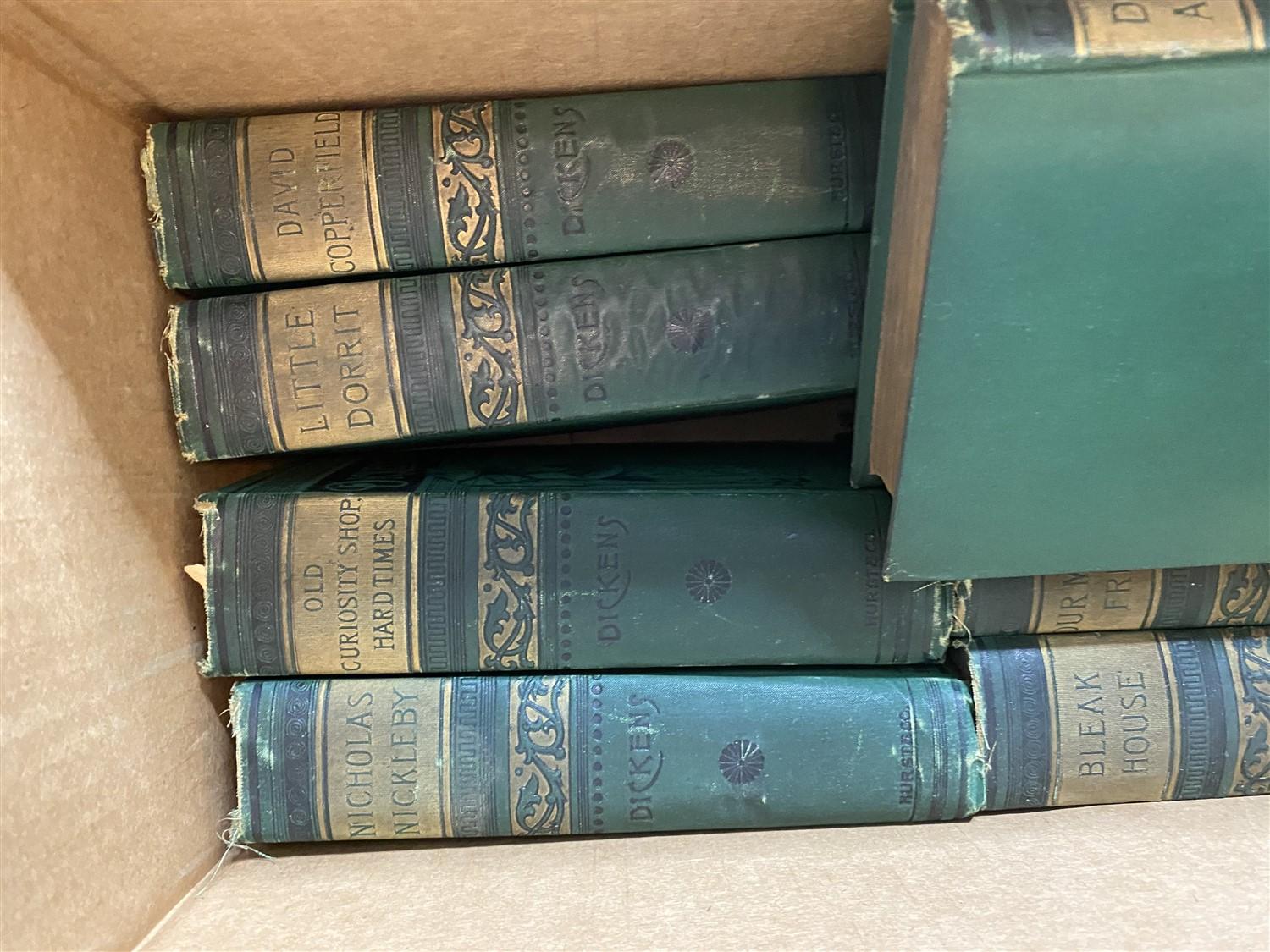 Box of Antique Books - Dickens' Works