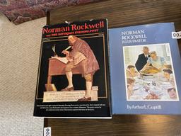 Group lot of three hard bound books - Norman Rockwell