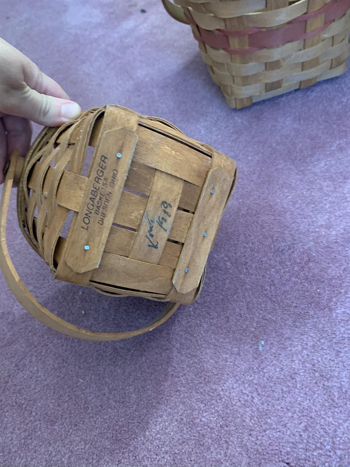 4 Longaberger Baskets