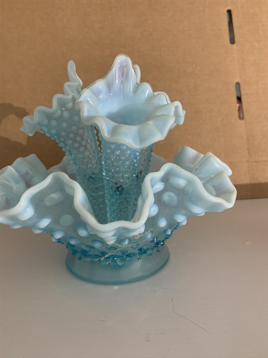 3 Pieces Fenton Glass