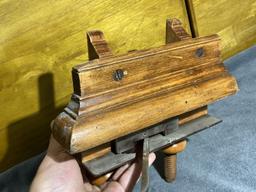 Antique Greenfield Tool Co. Maple Wood Plow Plane