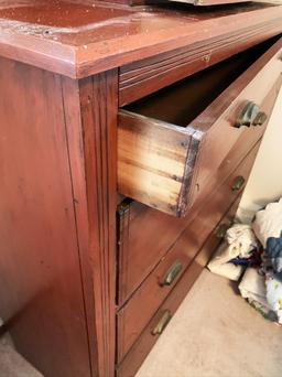 Antique 5 Drawer Chest